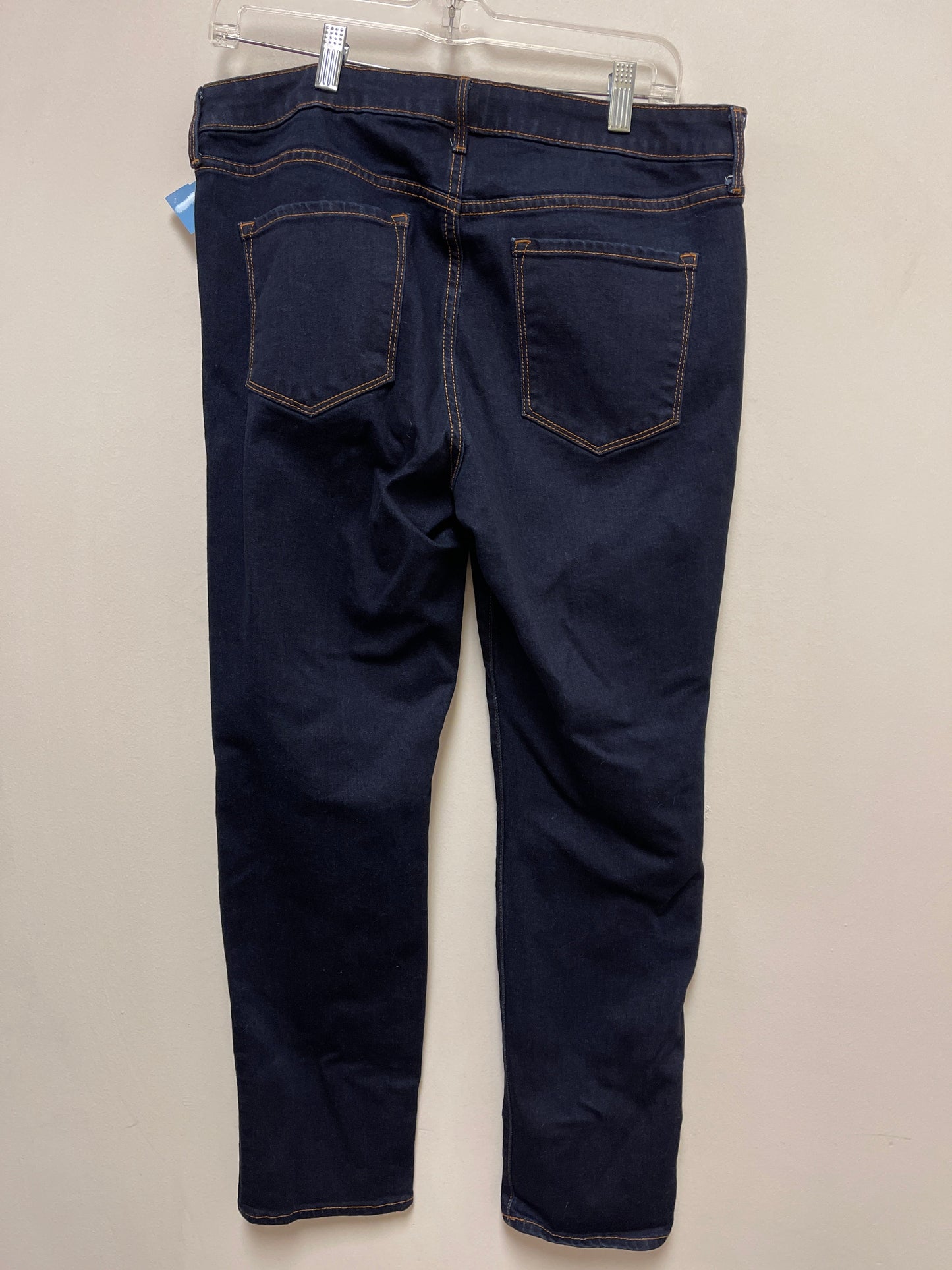 Jeans Skinny By Old Navy In Blue Denim, Size: 14