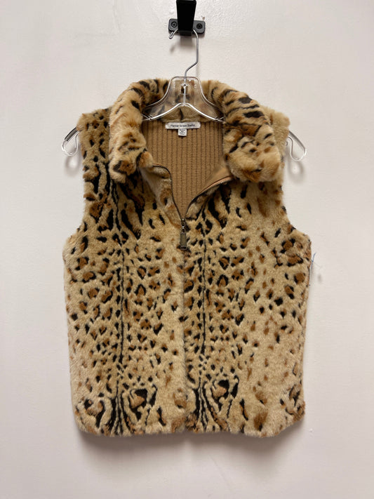 Vest Faux Fur & Sherpa By Mercer Street In Animal Print, Size: S