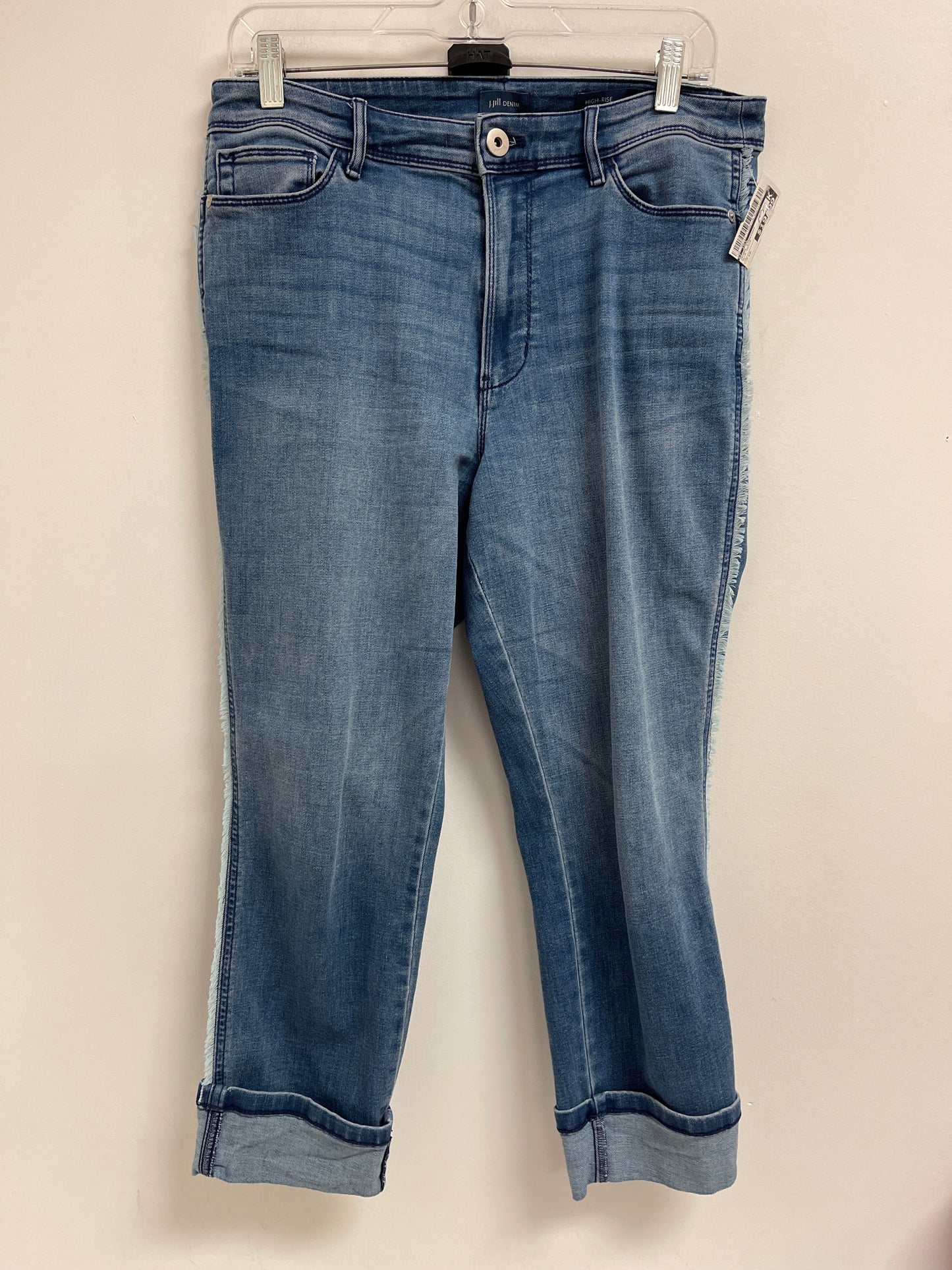 Jeans Straight By J. Jill In Blue Denim, Size: 10