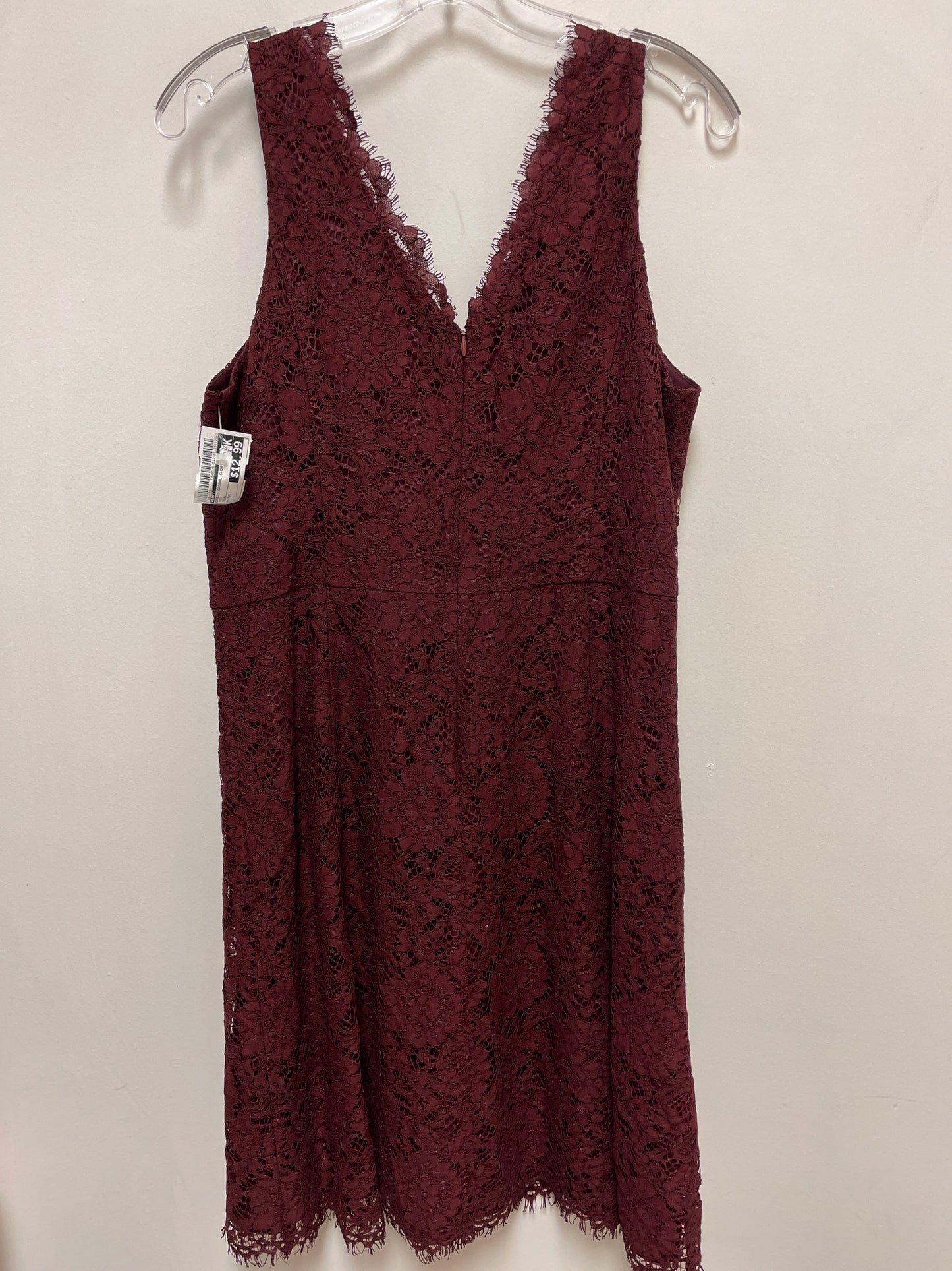 Dress Casual Short By Loft In Red, Size: M