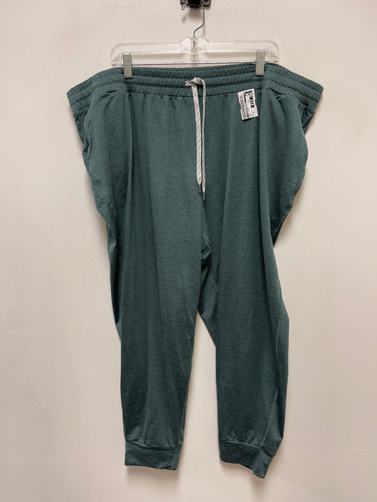 Pants Lounge By Clothes Mentor In Green, Size: 3x