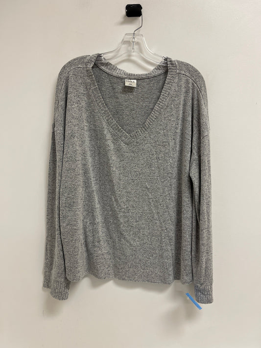 Top Long Sleeve By Soma In Grey, Size: 2x