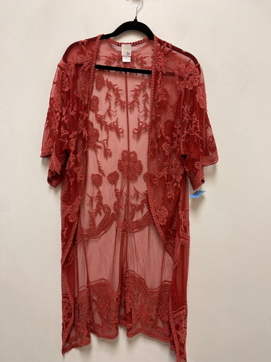 Kimono By So In Red, Size: M