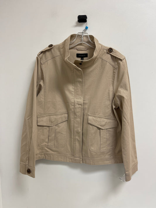 Jacket Utility By Talbots In Tan, Size: Xl