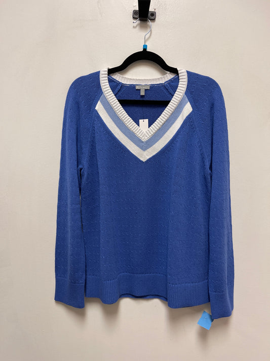 Sweater By Talbots In Blue, Size: L