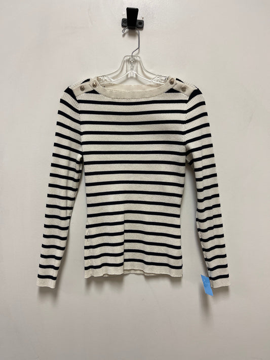 Sweater By H&m In Black & Cream, Size: M