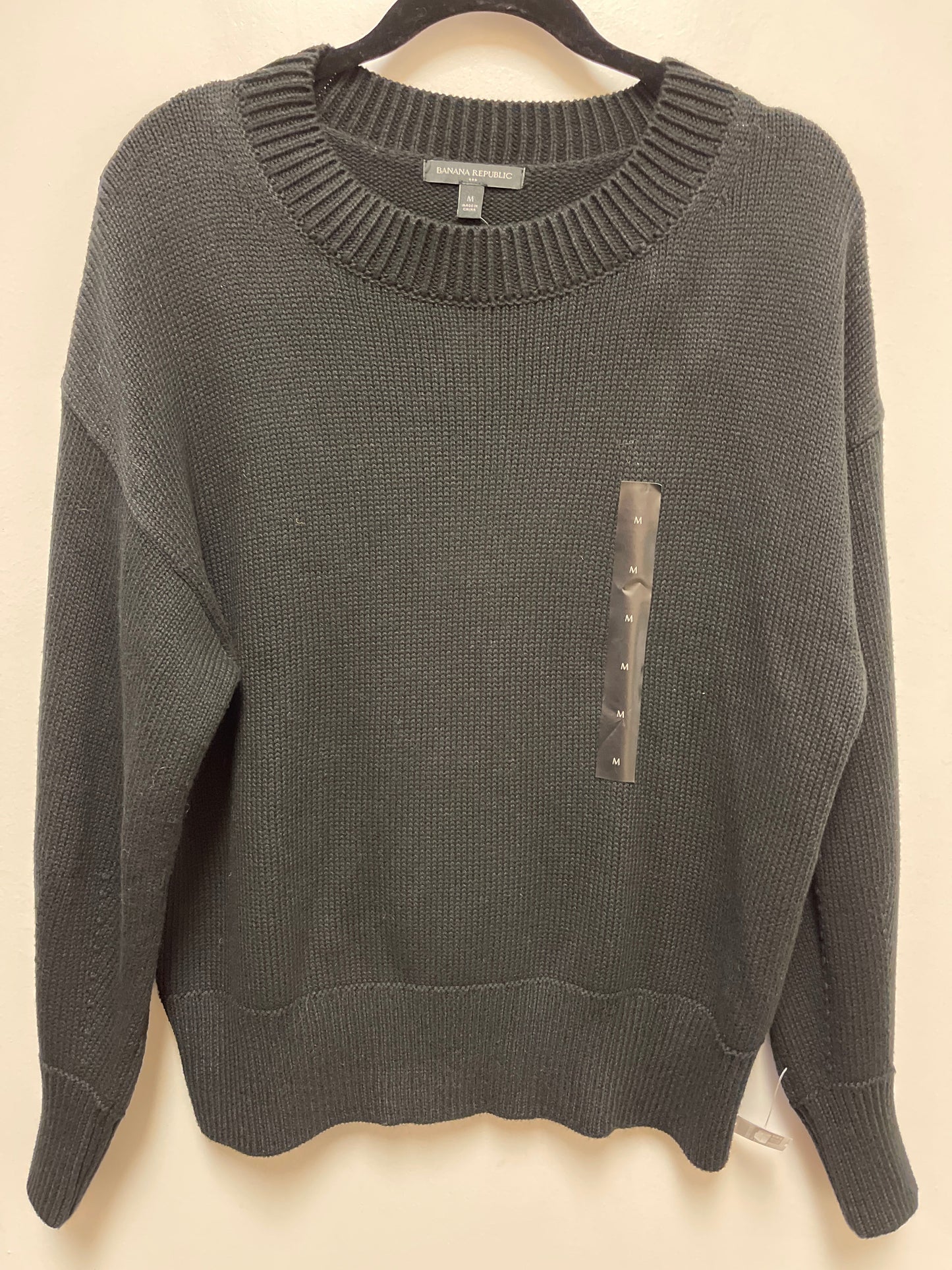 Sweater By Banana Republic In Black, Size: M