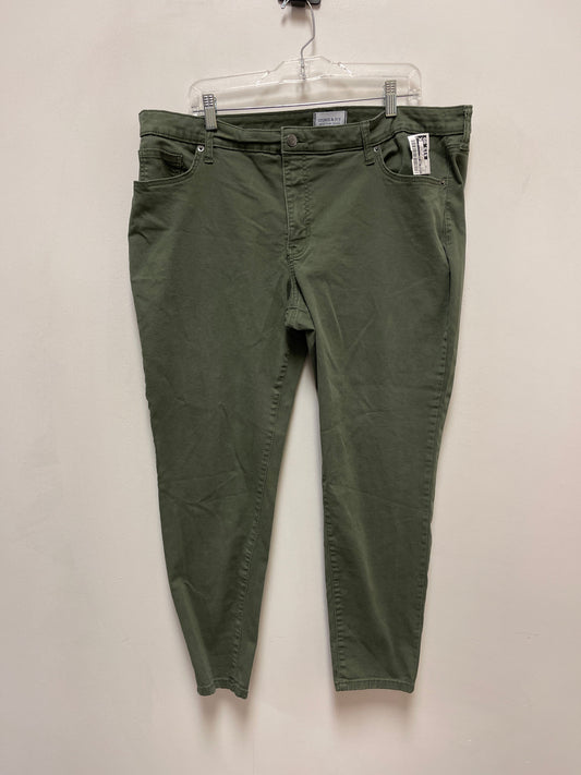 Pants Other By Crown And Ivy In Green, Size: 18