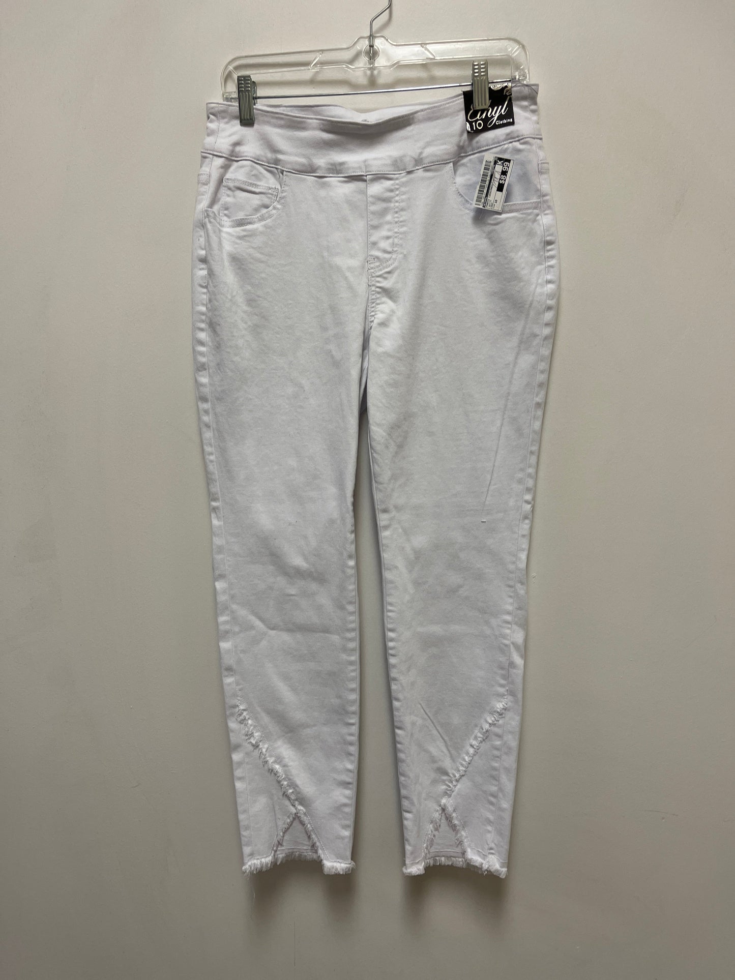 Pants Leggings By Ethyl In White, Size: 10