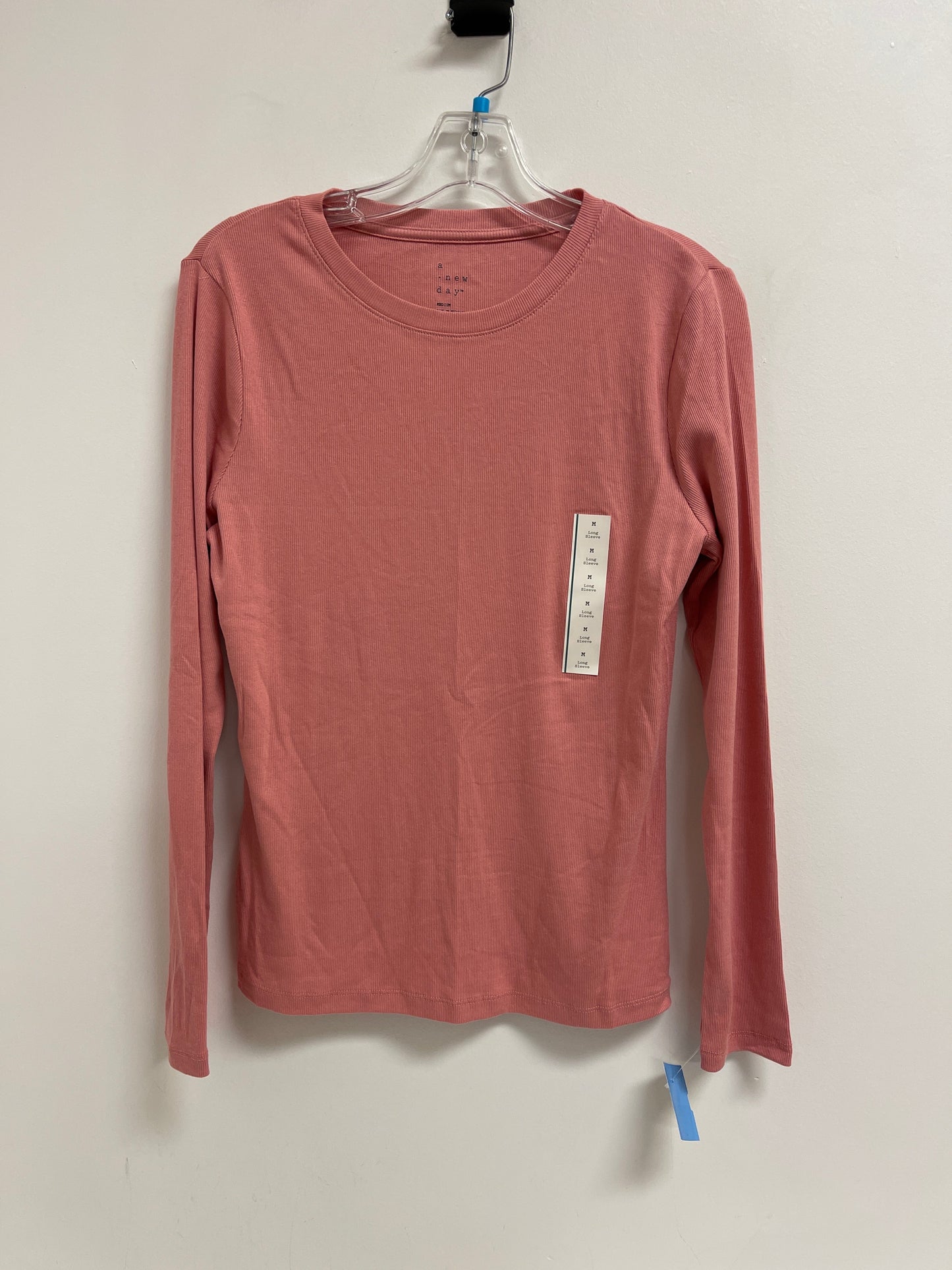 Top Long Sleeve By A New Day In Pink, Size: M