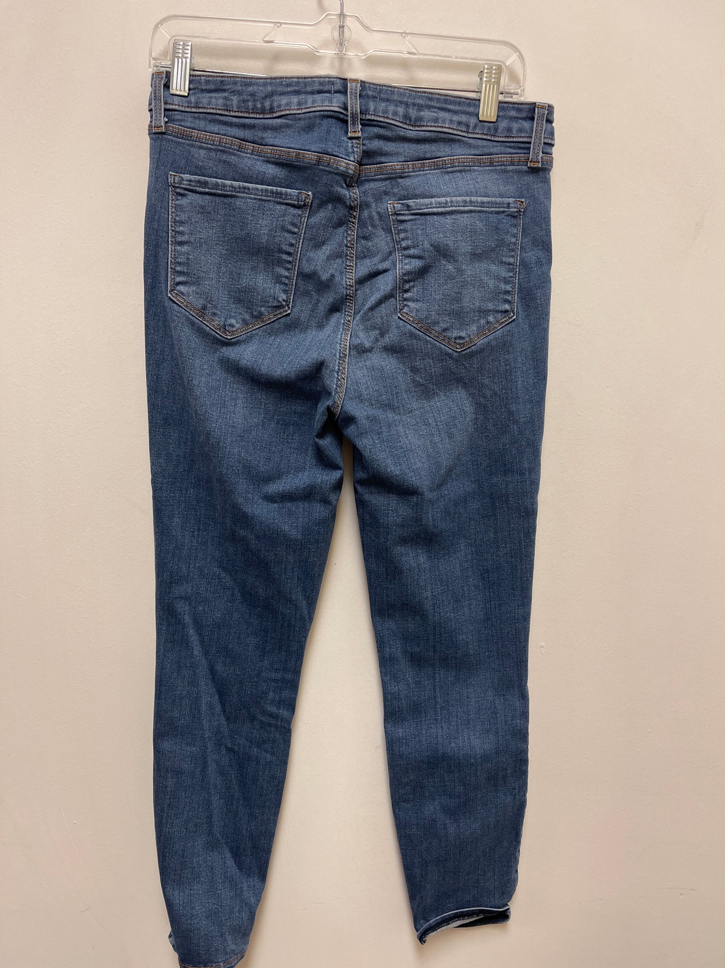 Jeans Skinny By L Agence In Blue Denim, Size: 10