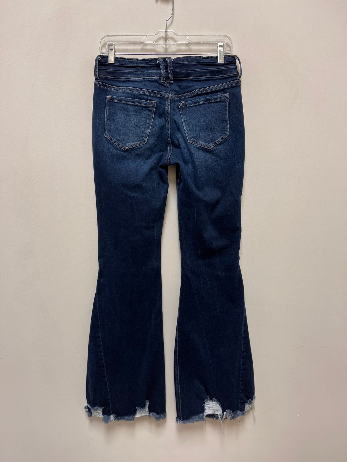 Jeans Flared By Kancan In Blue Denim, Size: 8