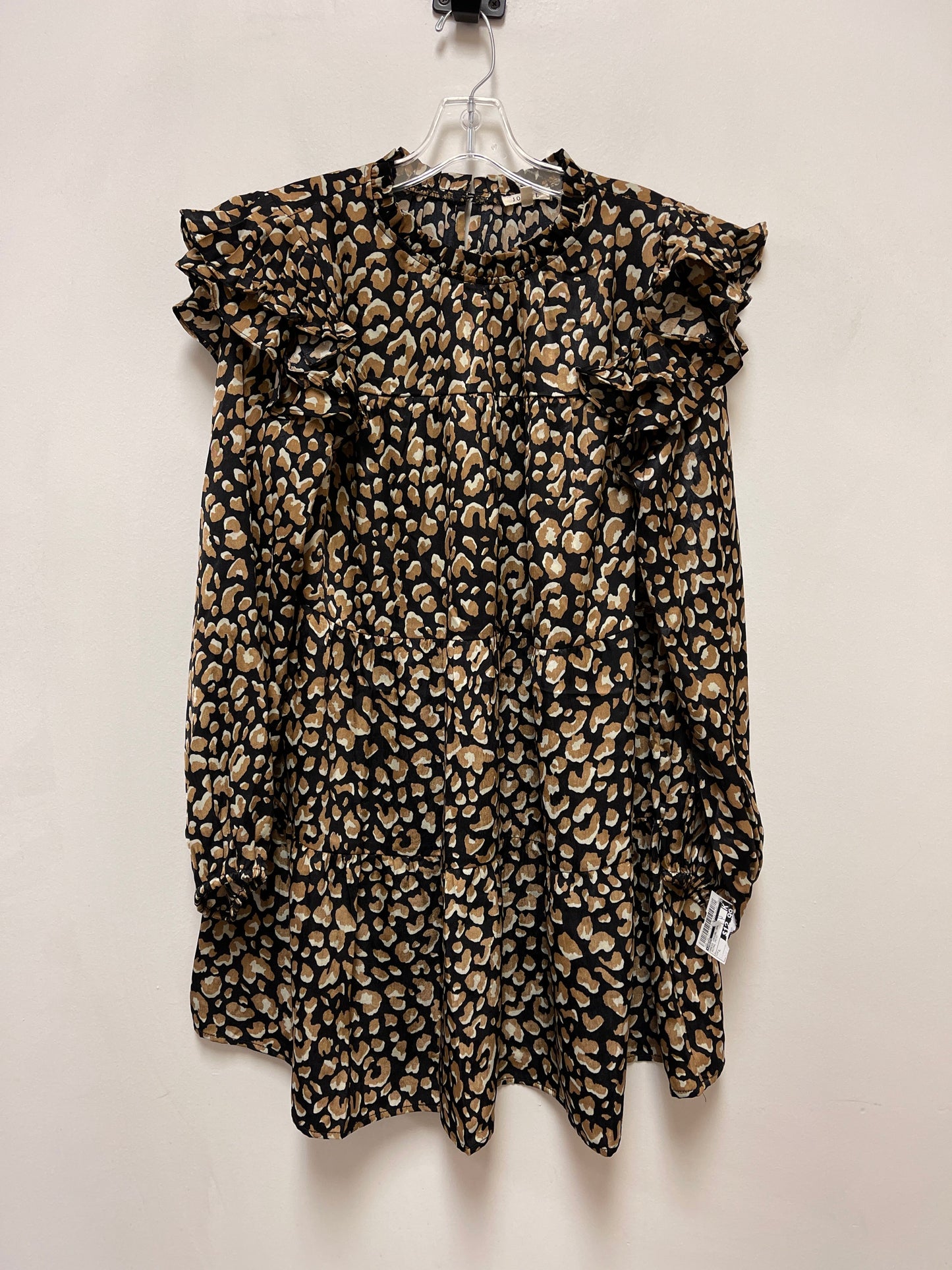 Dress Casual Short By Jodifl In Animal Print, Size: L