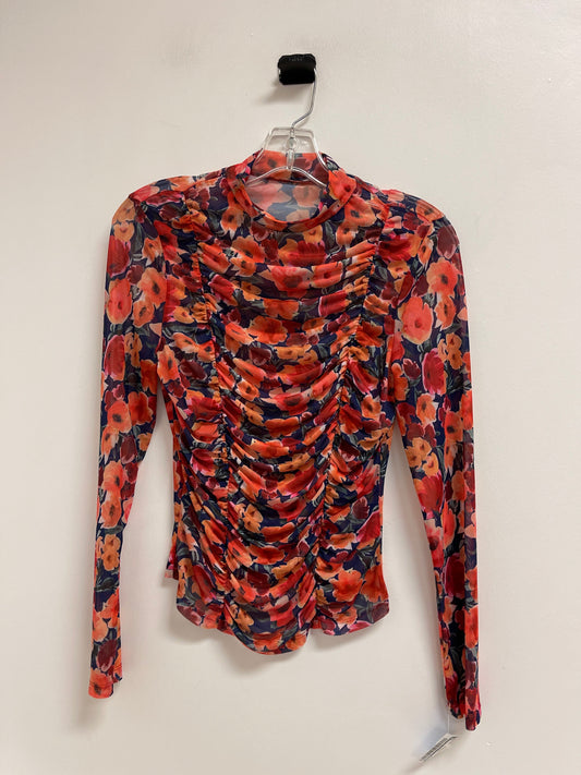 Top Long Sleeve By Shein In Orange, Size: L