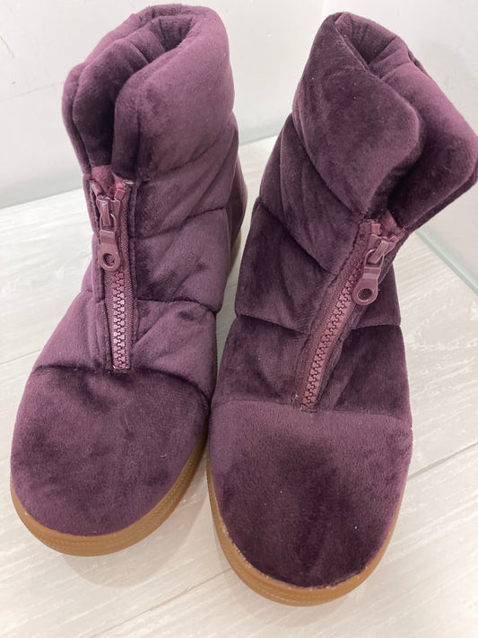 Boots Ankle Flats By Keds In Purple, Size: 9