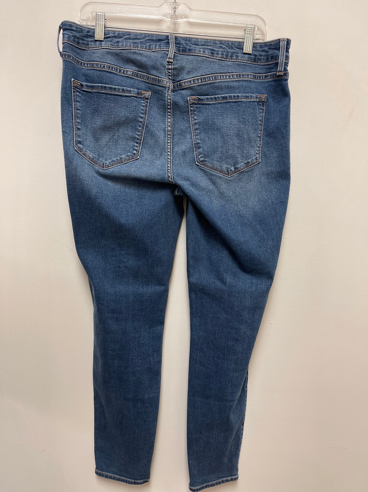 Jeans Skinny By Old Navy In Blue Denim, Size: 14