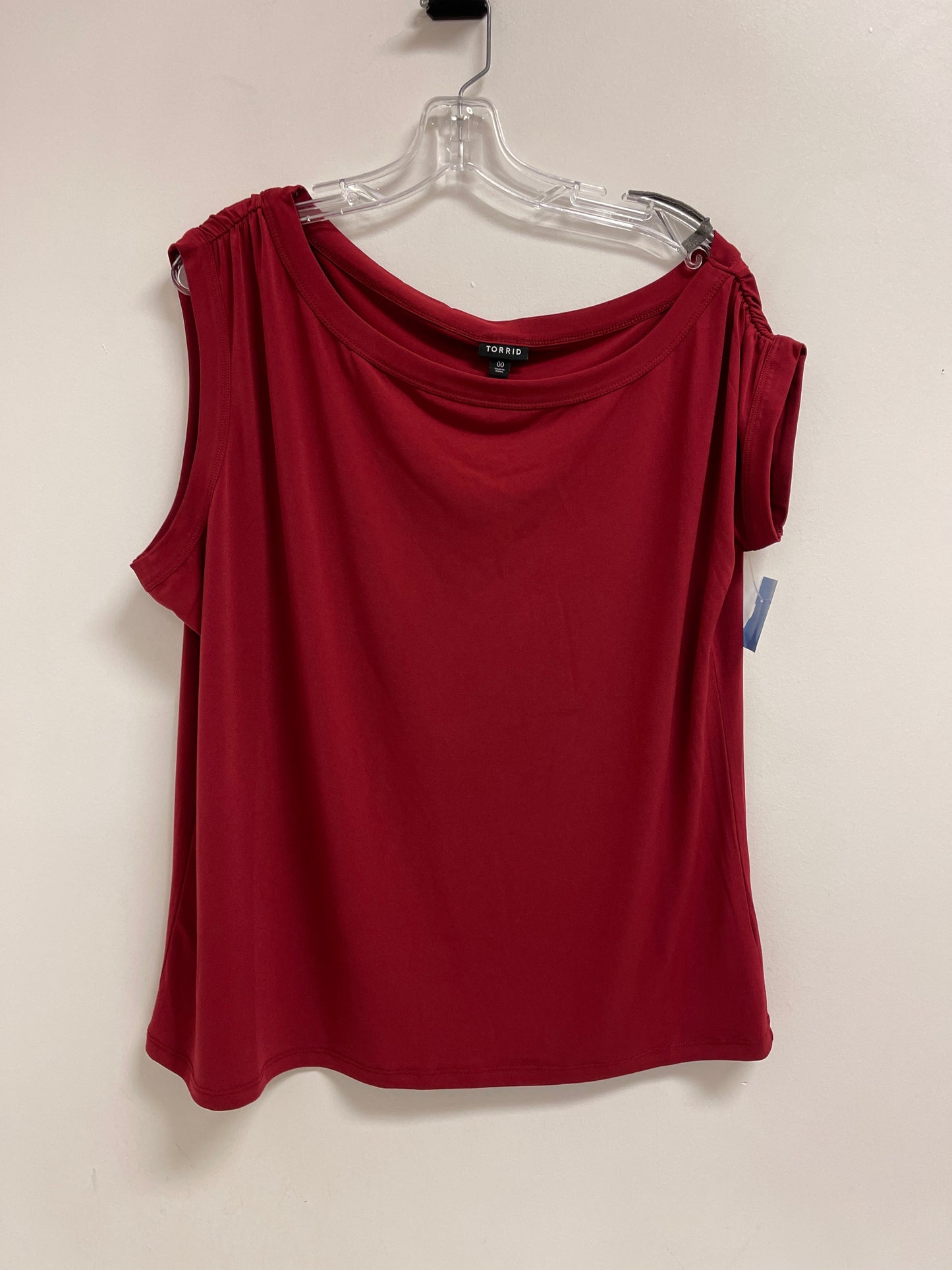 Top Sleeveless By Torrid In Red, Size: L