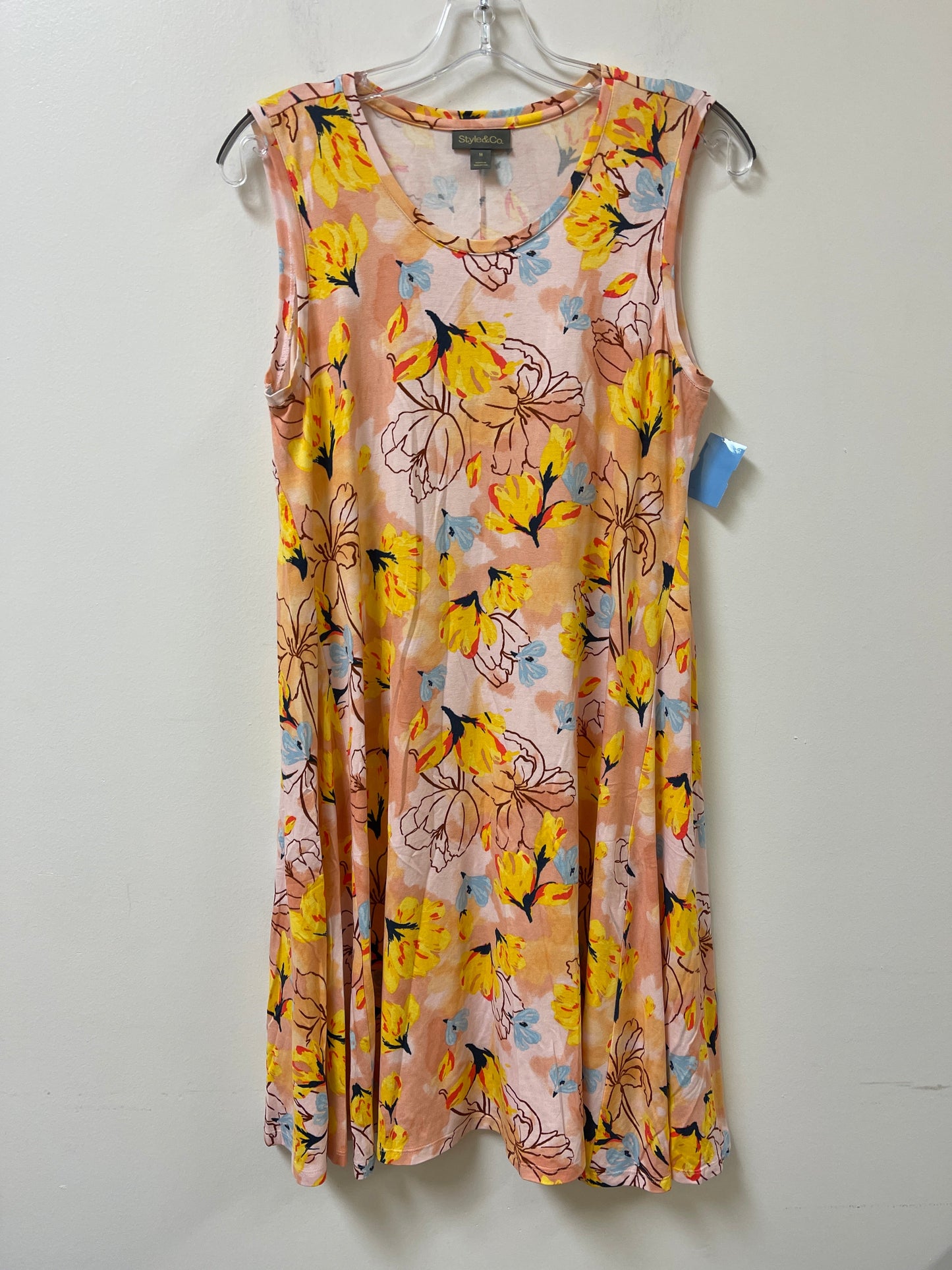 Dress Casual Short By Style And Company In Floral Print, Size: M