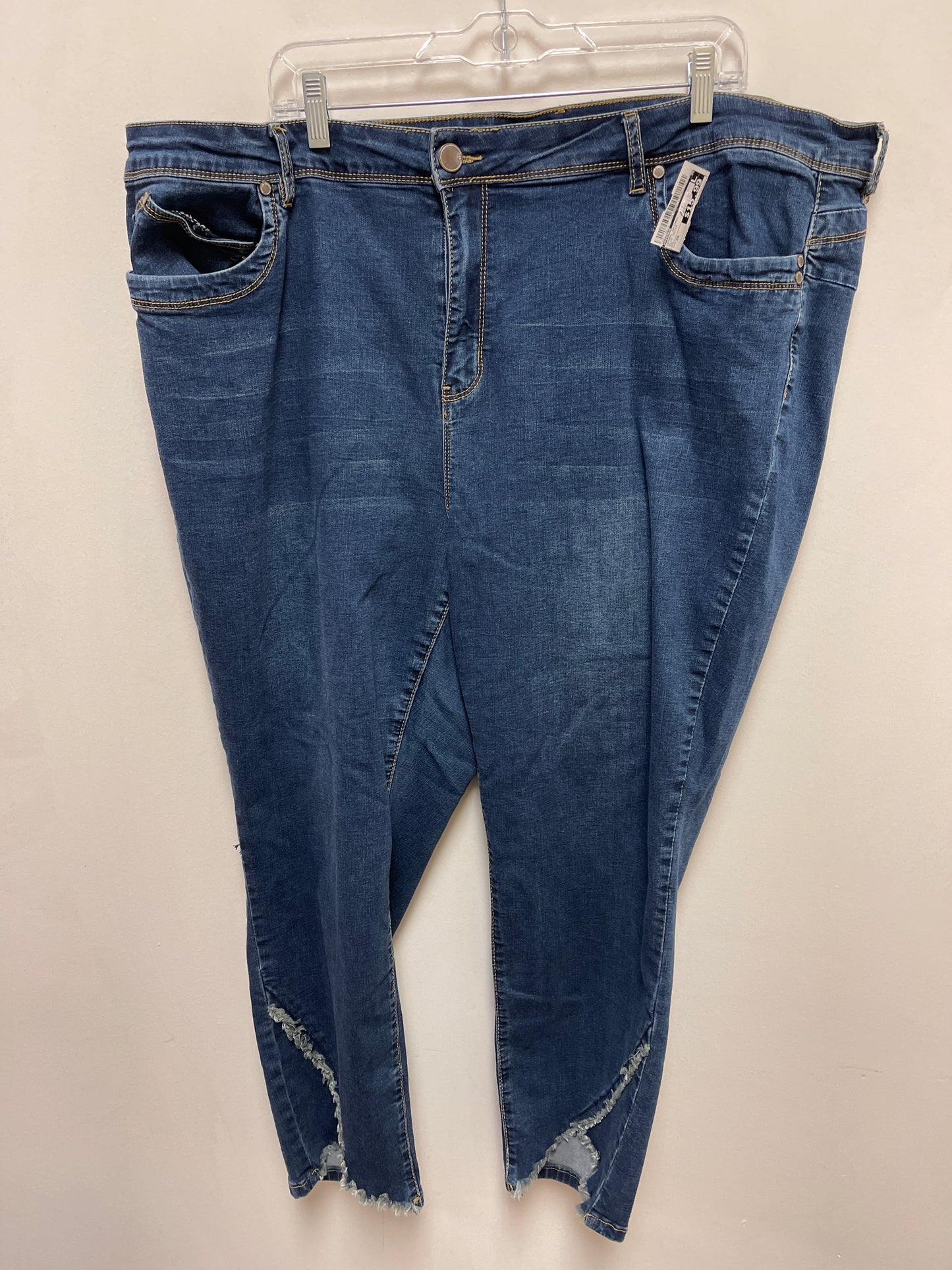 Jeans Skinny By Avenue In Blue Denim, Size: 26