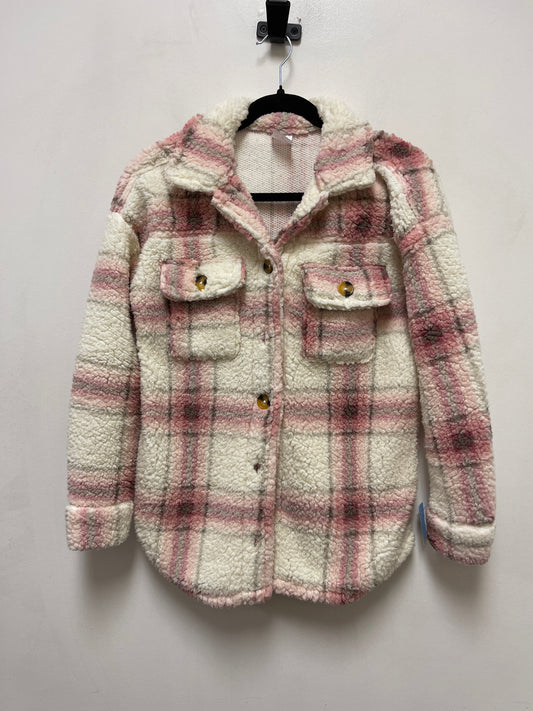 Jacket Shirt By No Boundaries In Pink, Size: Xs