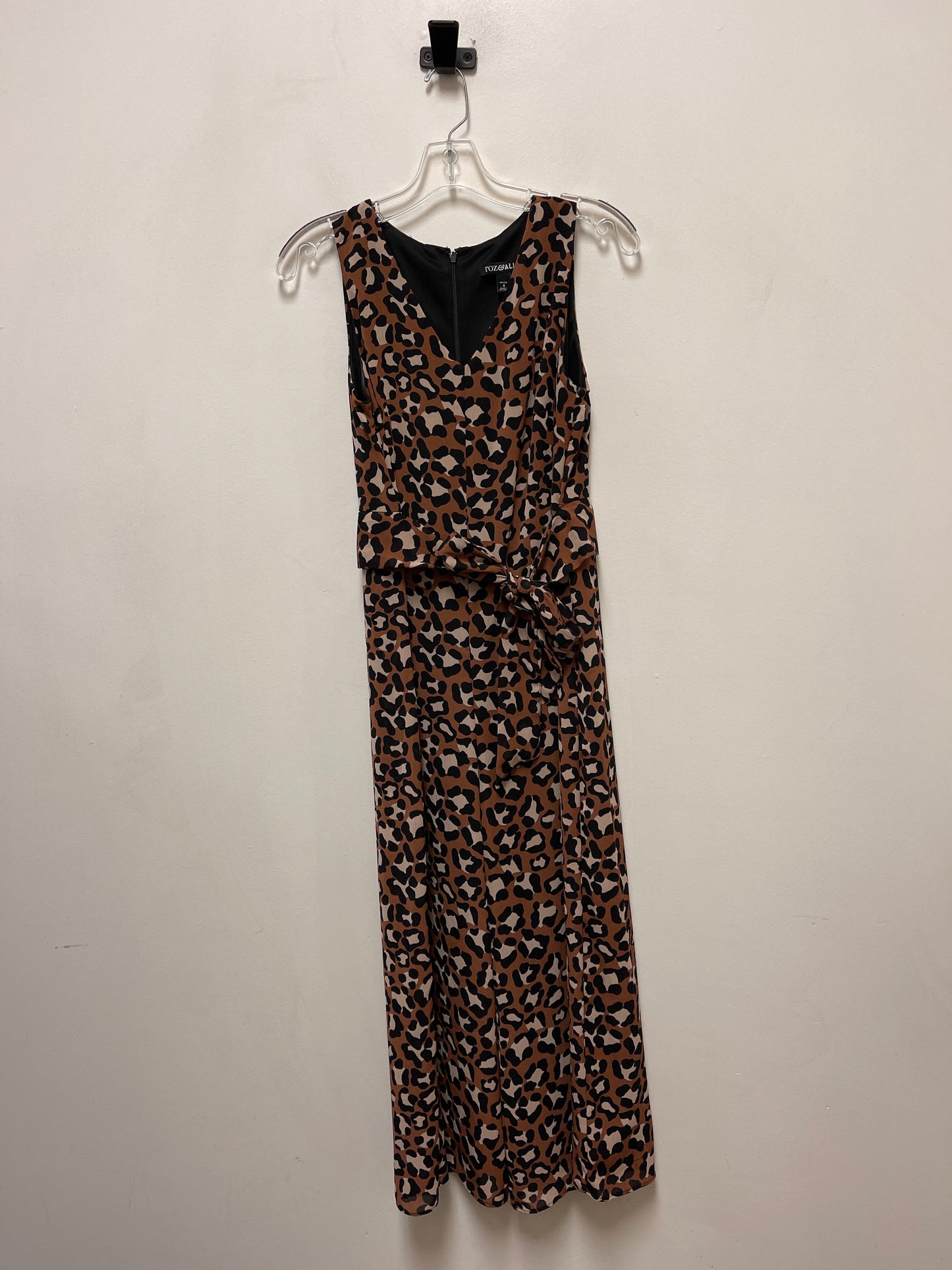 Jumpsuit By Roz And Ali In Animal Print, Size: S