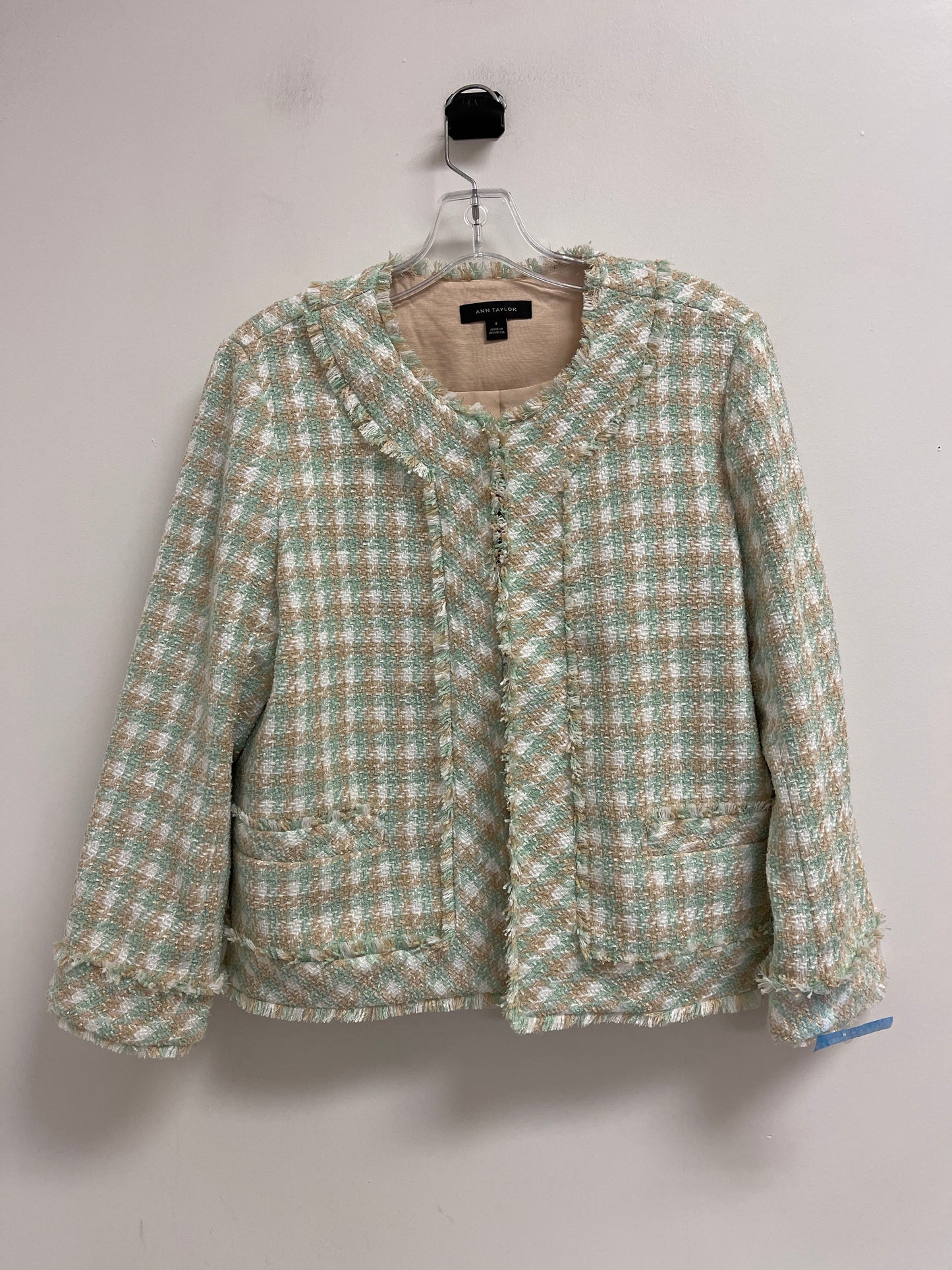 Blazer By Ann Taylor In Green, Size: M