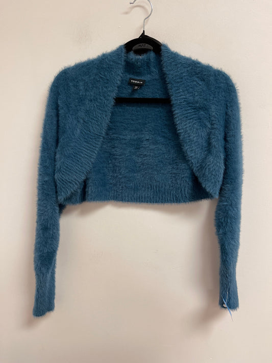 Sweater Cardigan By Torrid In Blue, Size: L