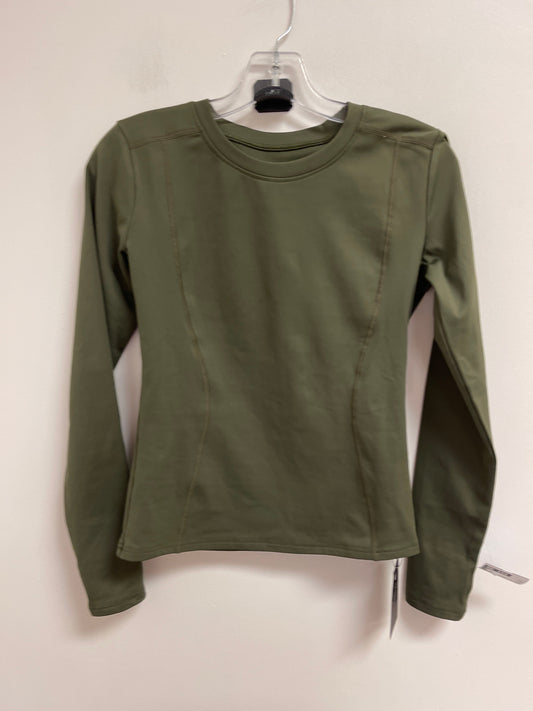 Athletic Top Long Sleeve Crewneck By Clothes Mentor In Green, Size: S