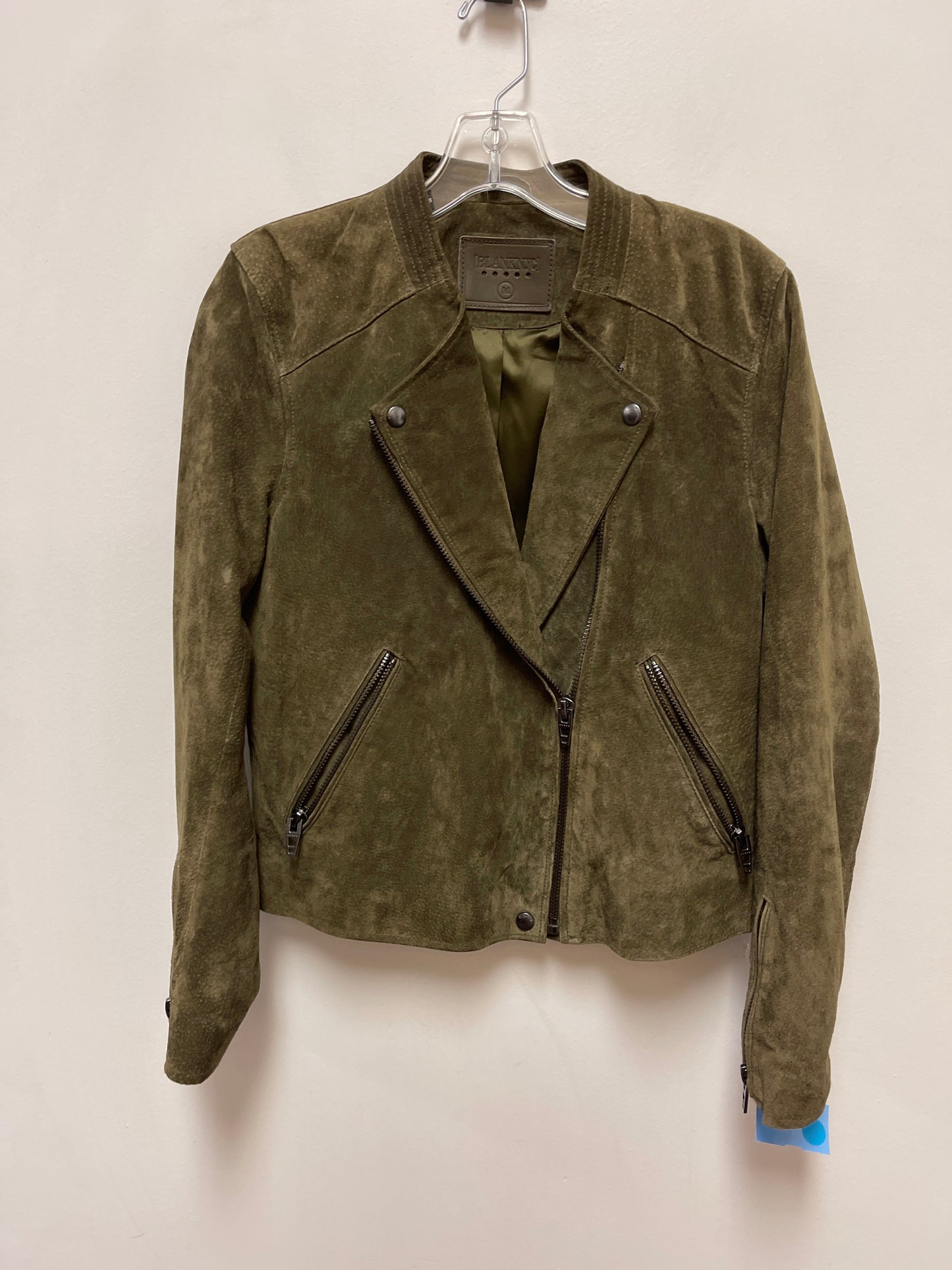 Jacket Moto Leather By Blanknyc In Green, Size: M