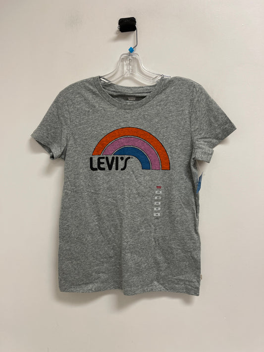 Top Short Sleeve By Levis In Grey, Size: Xs