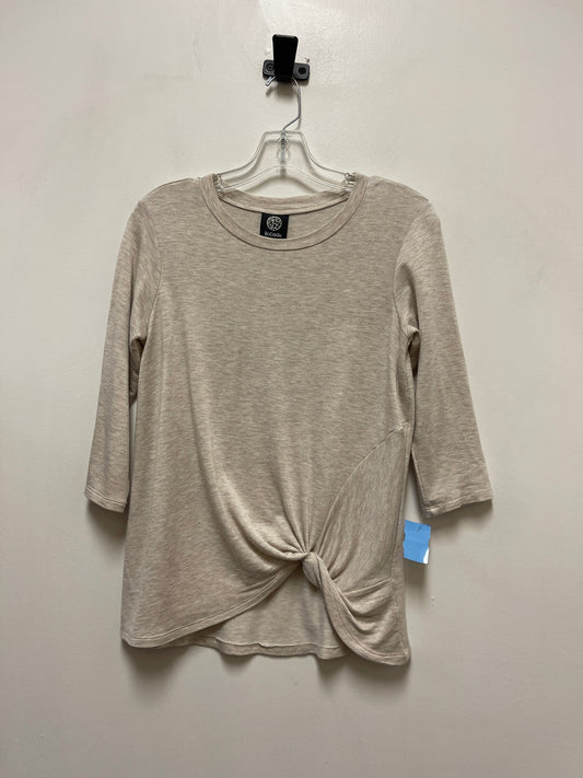 Top Long Sleeve By Bobeau In Cream, Size: Xs