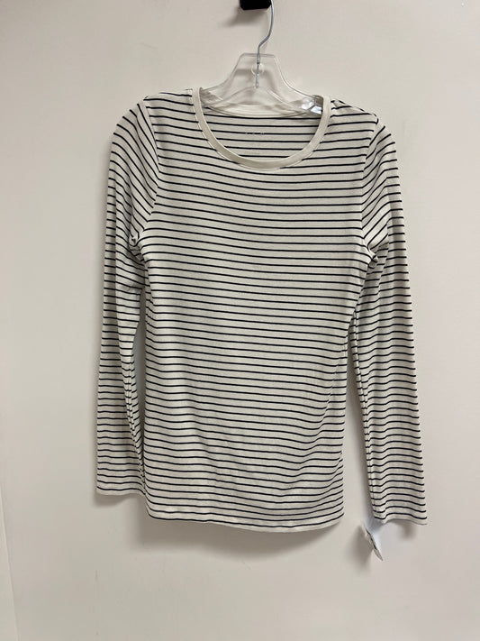 Top Long Sleeve By A New Day In Striped Pattern, Size: M