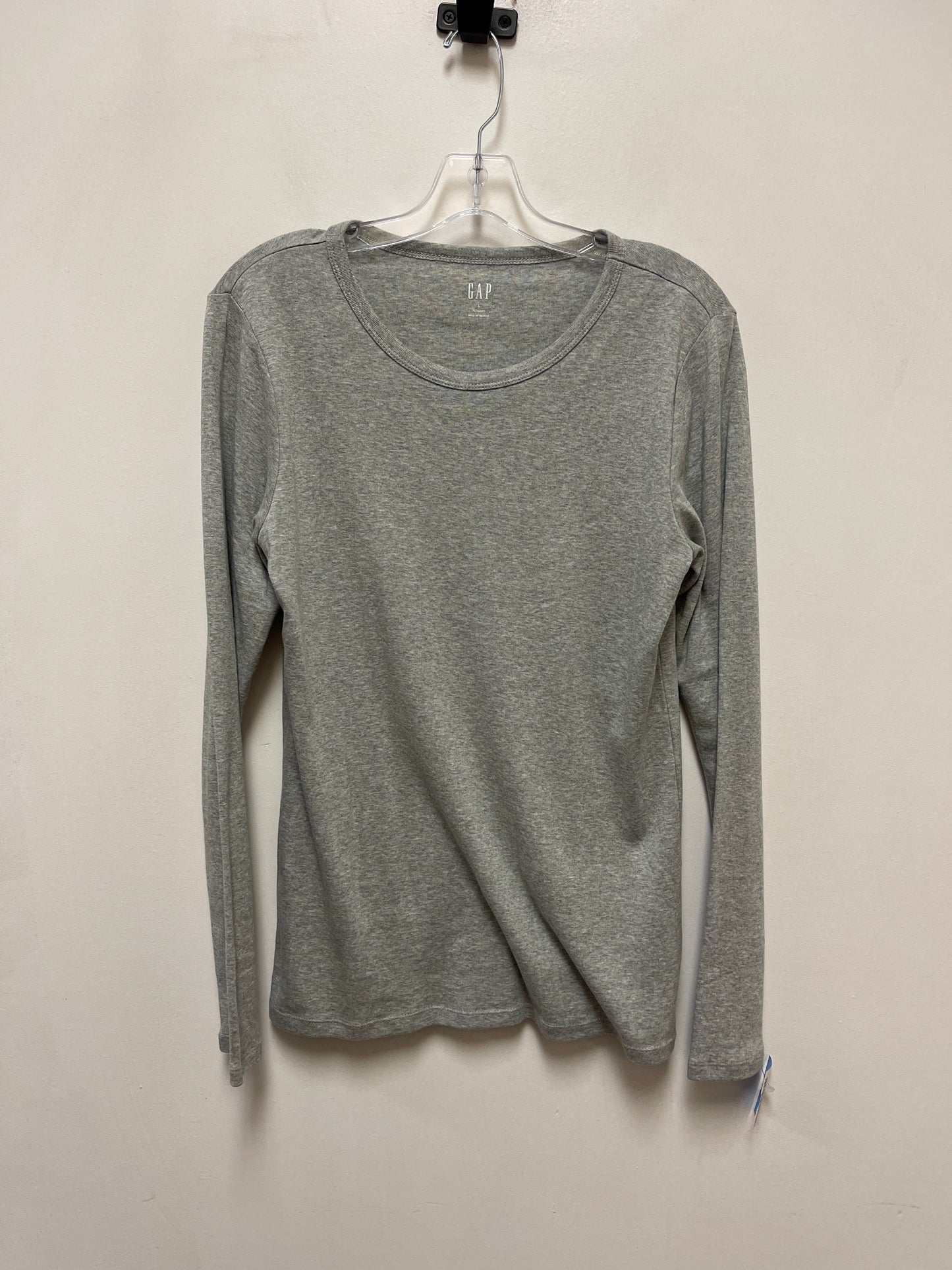 Top Long Sleeve By Gap In Grey, Size: L