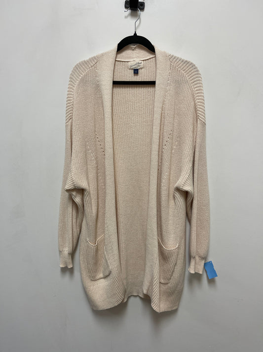 Sweater Cardigan By Universal Thread In Cream, Size: L