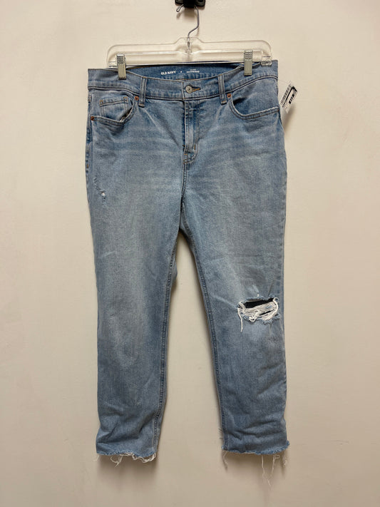 Jeans Straight By Old Navy In Blue Denim, Size: 8