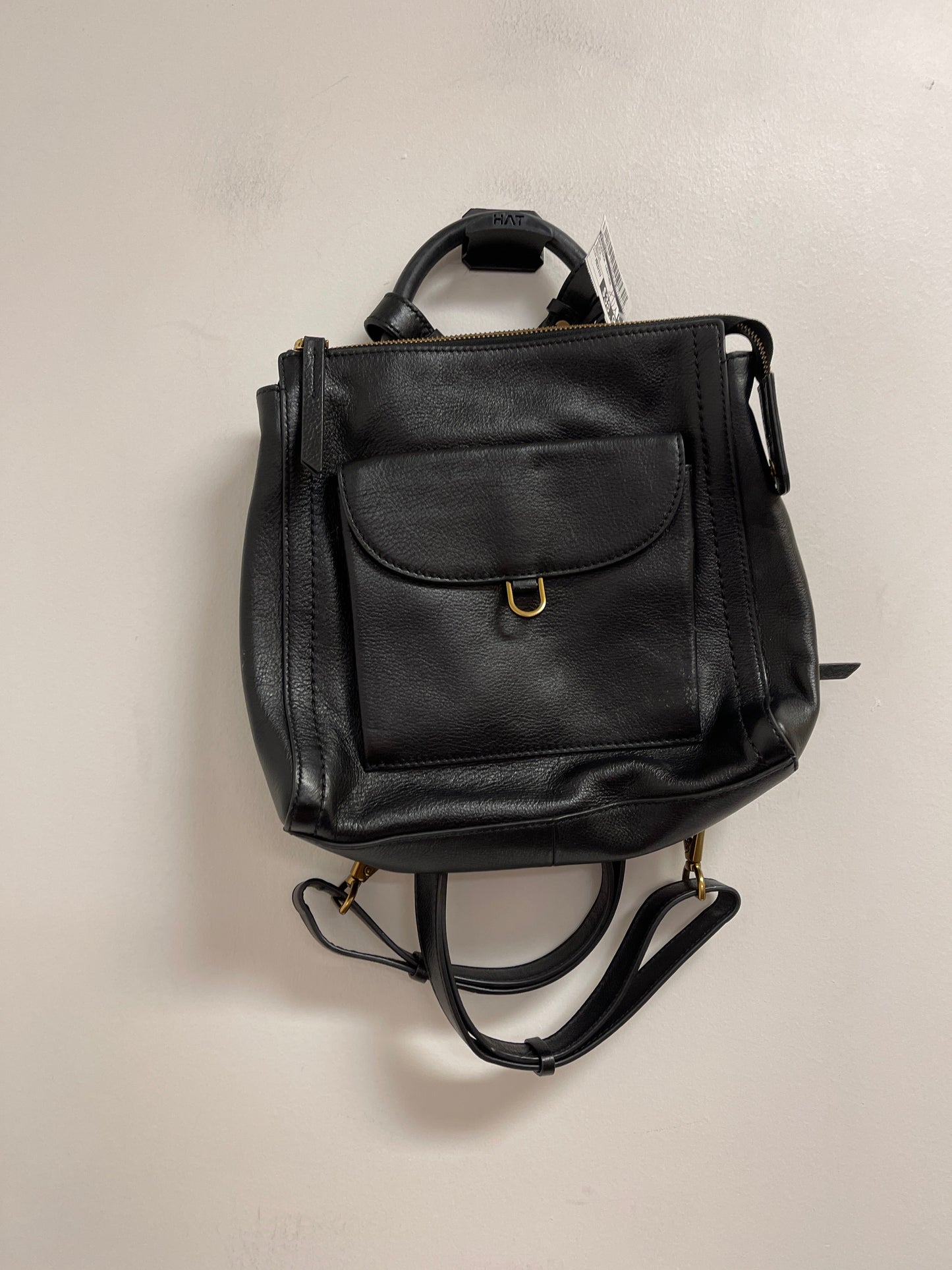 Backpack Leather By Fossil, Size: Medium