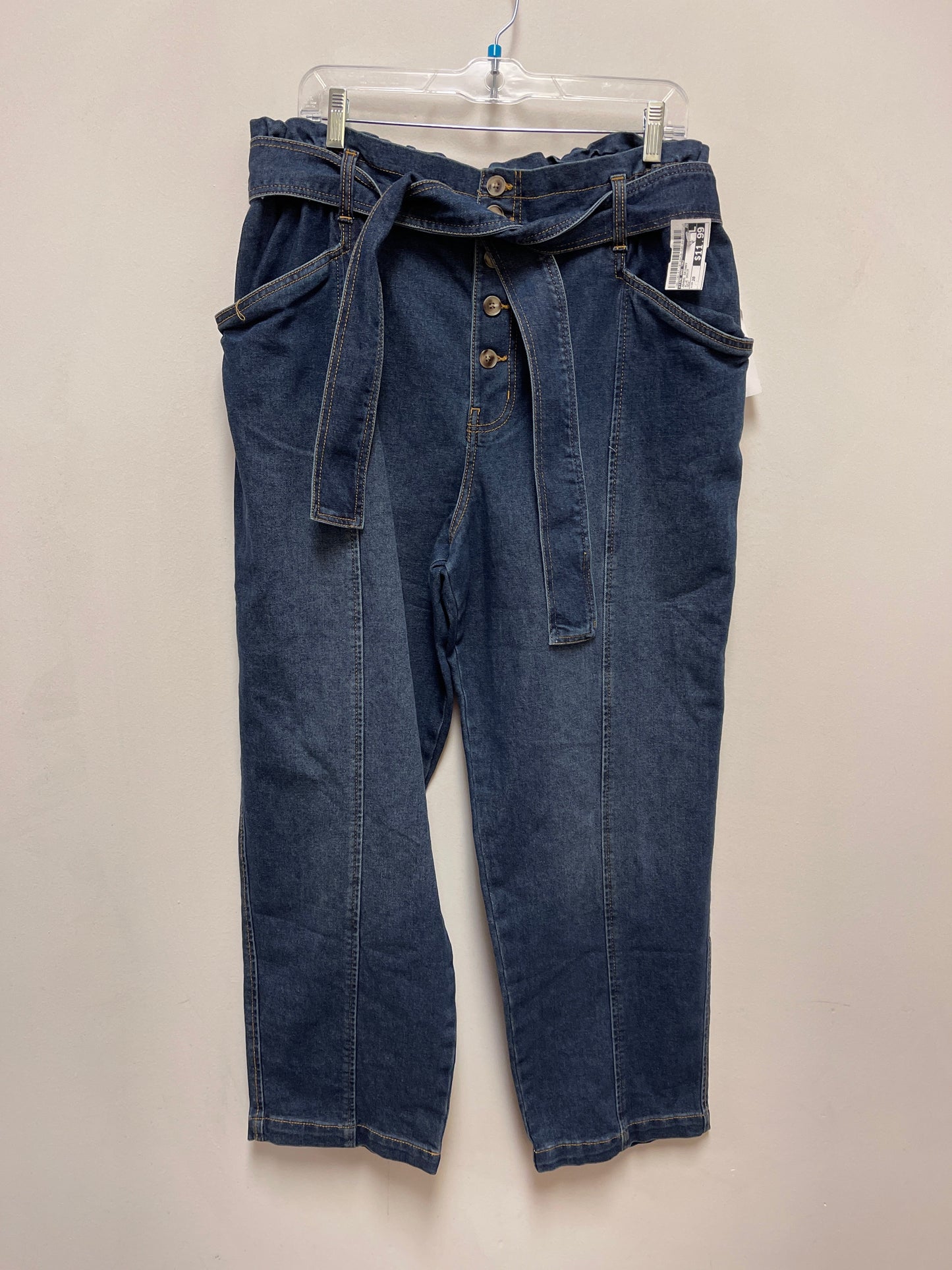 Jeans Skinny By Time And Tru In Blue Denim, Size: 20