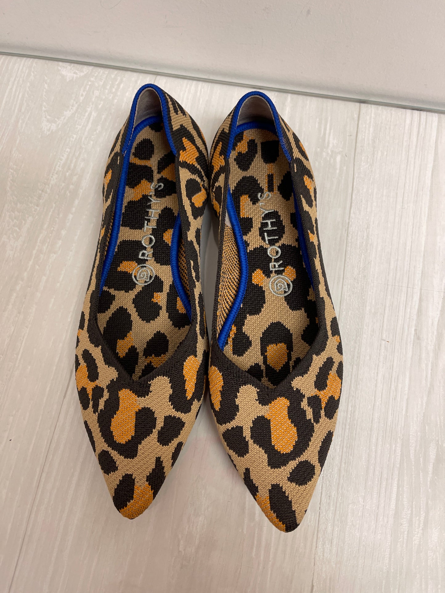 Shoes Flats By Rothys In Animal Print, Size: 9.5