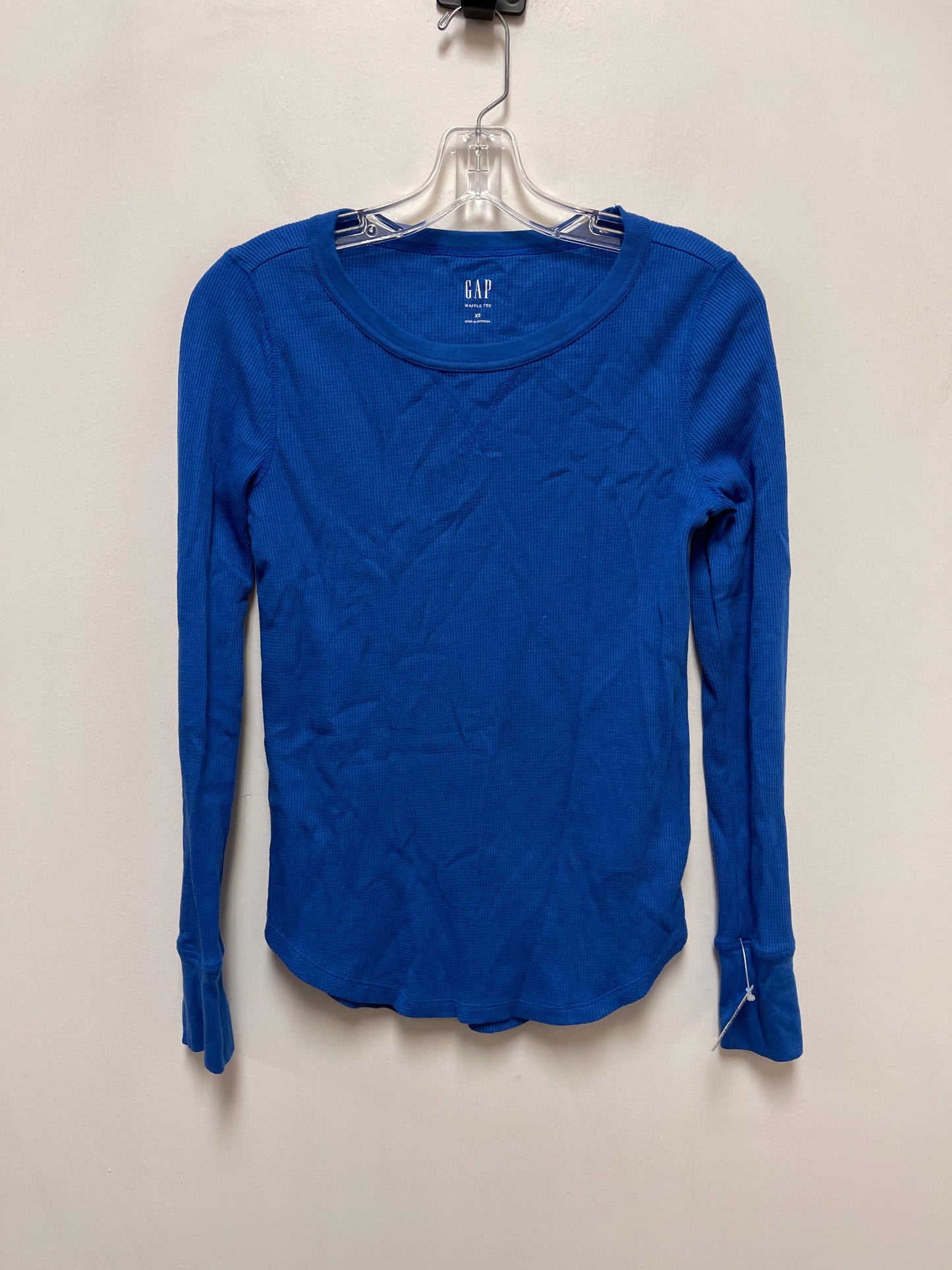 Top Long Sleeve By Gap In Blue, Size: Xs