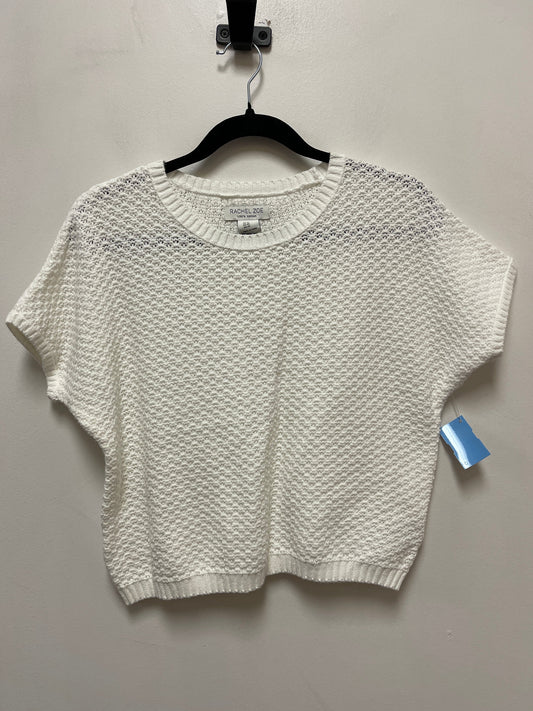 Sweater Short Sleeve By Rachel Zoe In White, Size: Xs