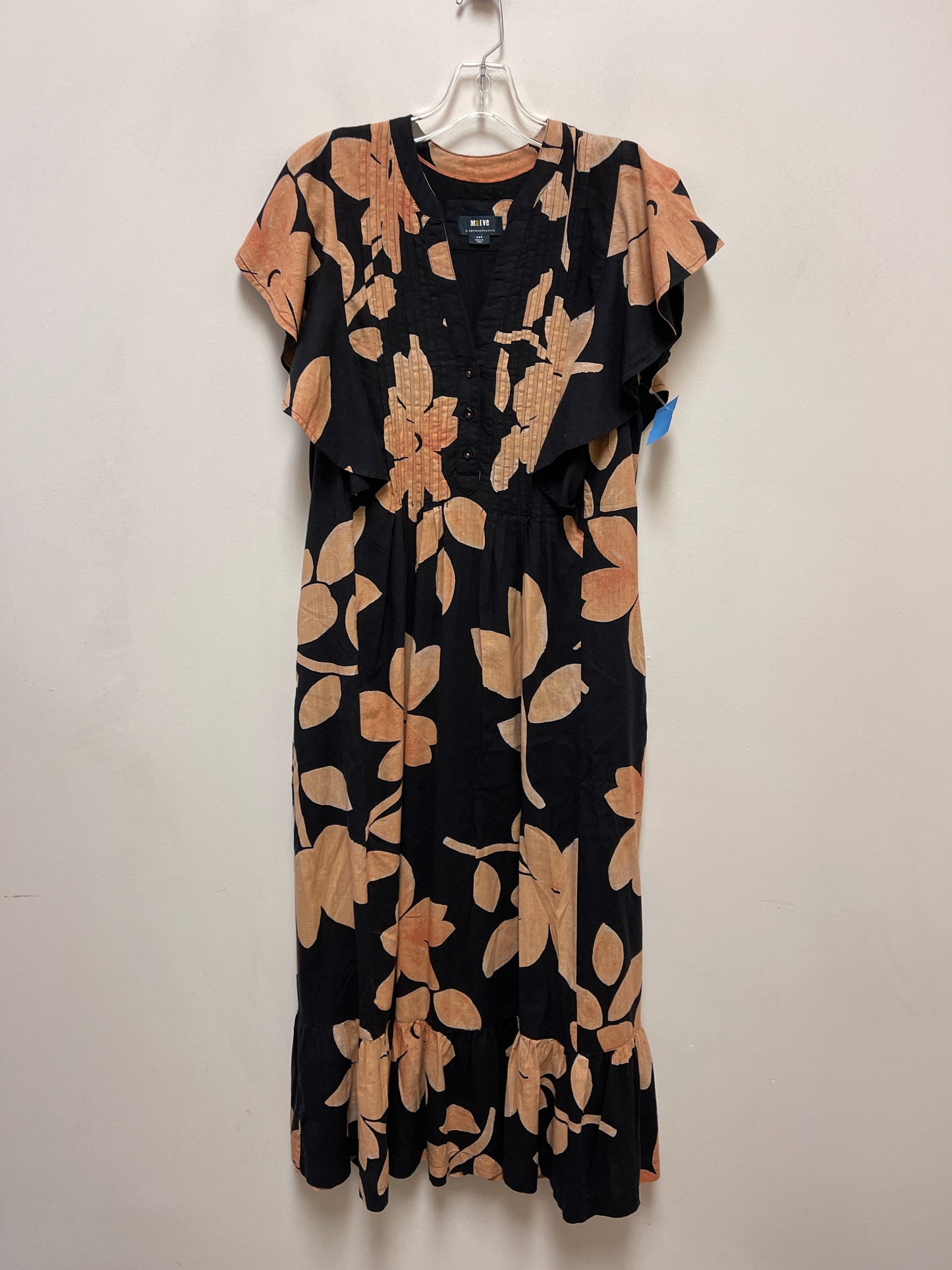 Dress Casual Maxi By Maeve In Black, Size: Xs