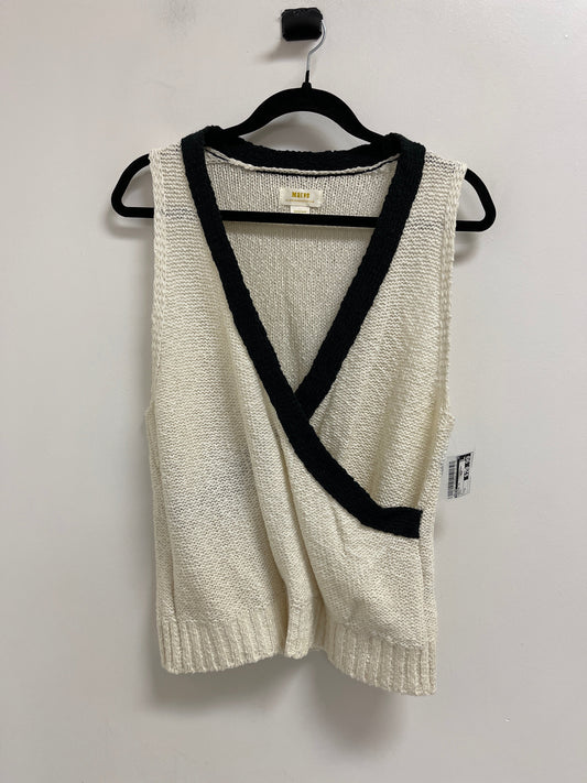 Sweater Short Sleeve By Maeve In Cream, Size: M