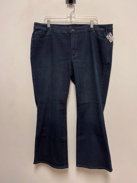 Jeans Boot Cut By Jennifer Lopez In Blue Denim, Size: 22