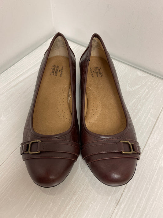 Shoes Flats By Croft And Barrow In Brown, Size: 8.5