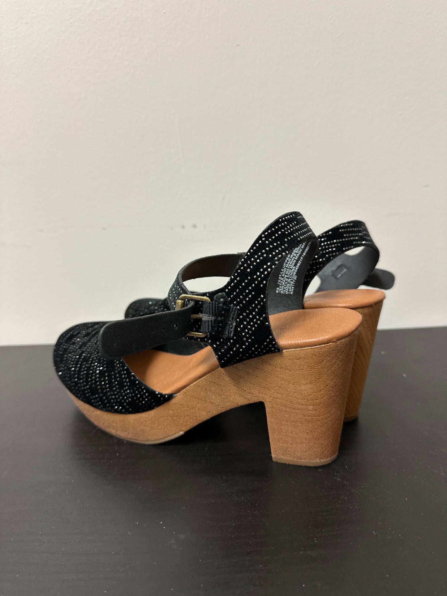 Shoes Heels Block By Universal Thread In Black, Size: 8.5