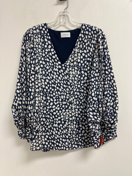 Top Long Sleeve By Clothes Mentor In Navy, Size: S