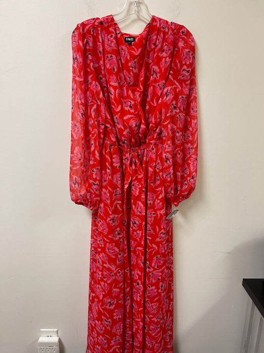 Dress Casual Maxi By Inc In Floral Print, Size: L