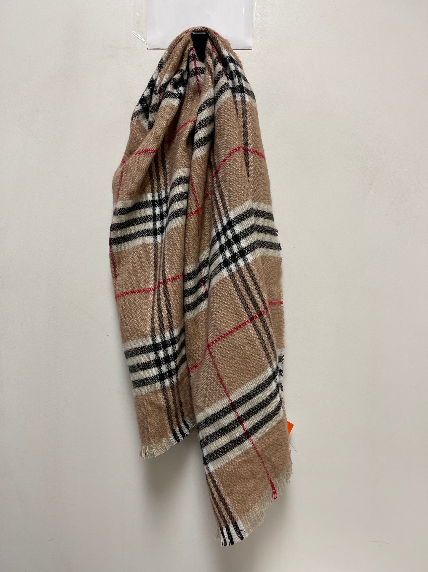 Scarf Winter By Clothes Mentor In Plaid Pattern