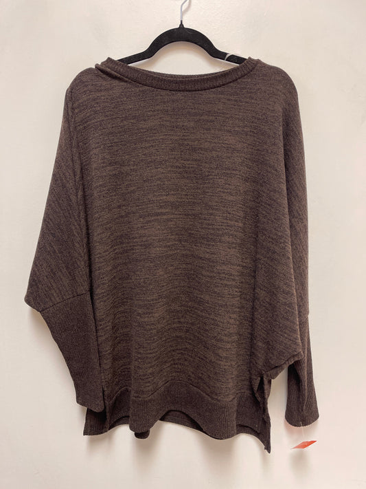 Sweater By Clothes Mentor In Brown, Size: L