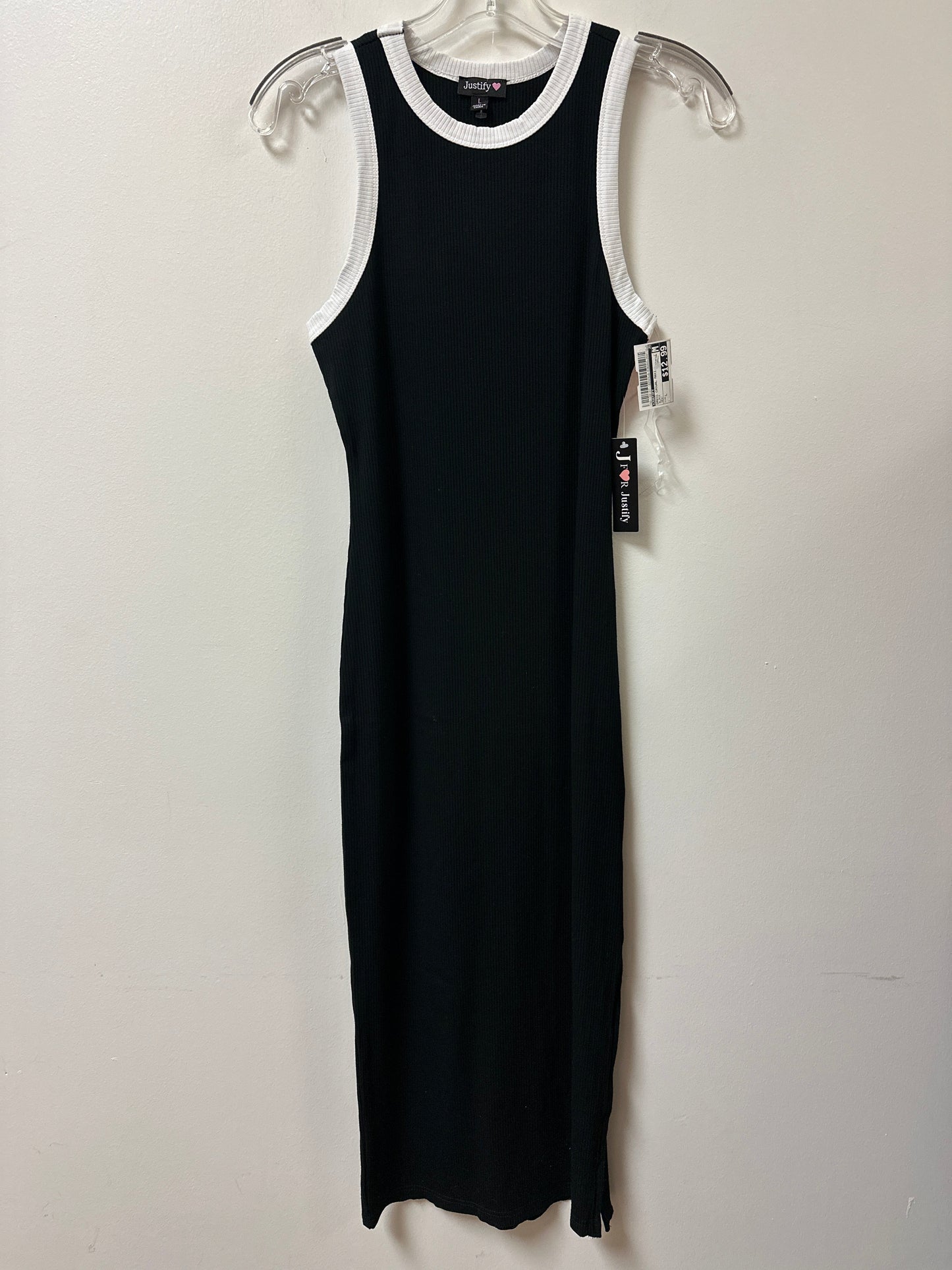 Dress Casual Maxi By Justify In Black, Size: L